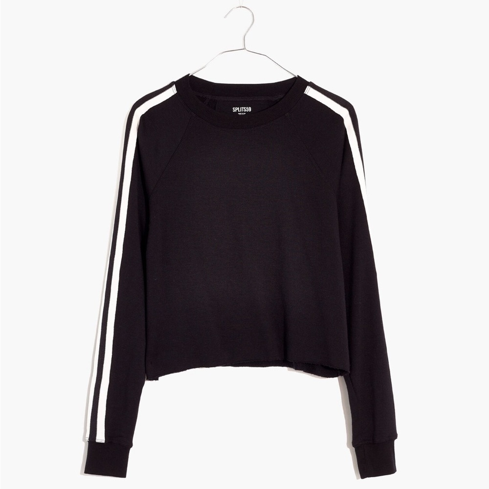 Splits59™ Fleece-Backed Warmup Crop Sweatshirt NWT Medium